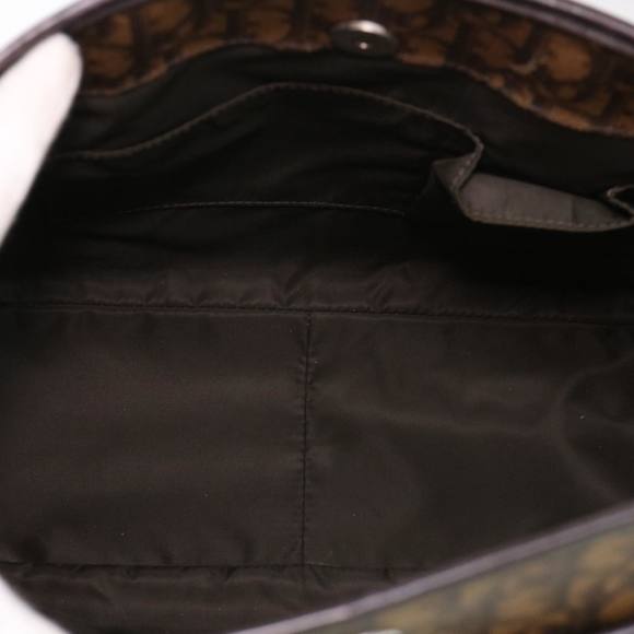 Christian Dior Trotter Canvas Shoulder Bag Brown 02-BO-0076 Auth 39695 - Picture 15 of 16